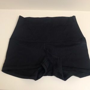 Lululemon high rise shorts. Luon fabric size 4